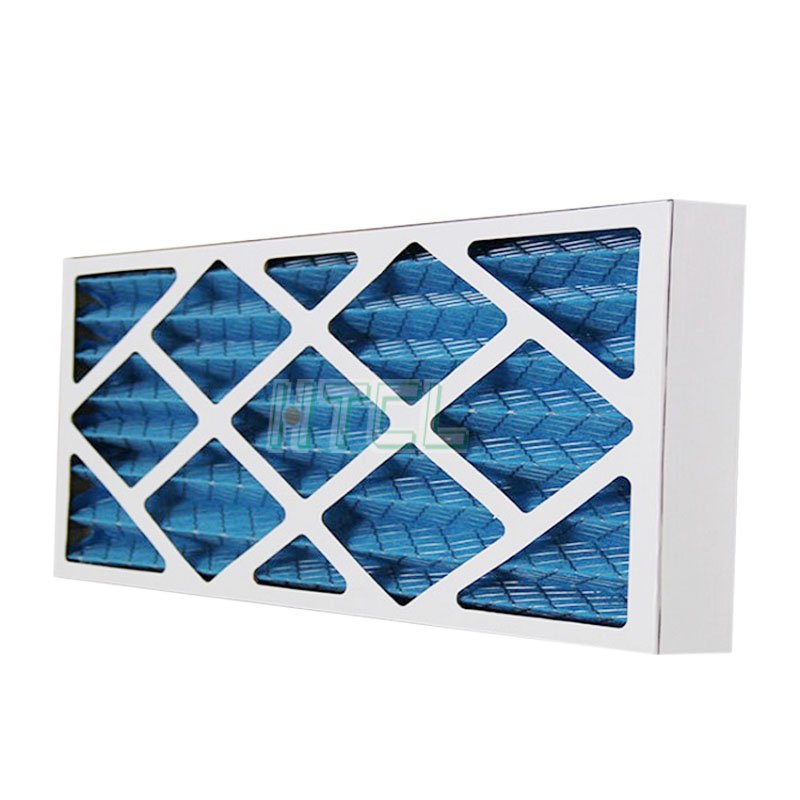 Custom Size HVAC Air Filter MERV 8 11 13 14 Cardboard Pleated Panel AC Furnace Pre Filter for Ventilation