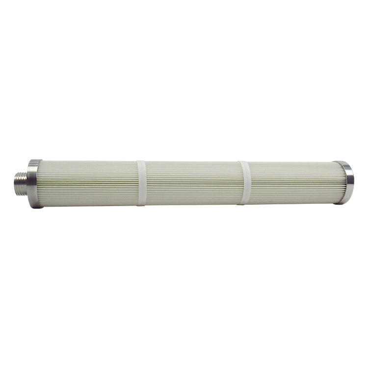 TOPEP Customized Polyester Cloth Air Filter 99.9%high Efficiency 42*133*936 Air Dust Filter Cartridge with Aluminum End Cover
