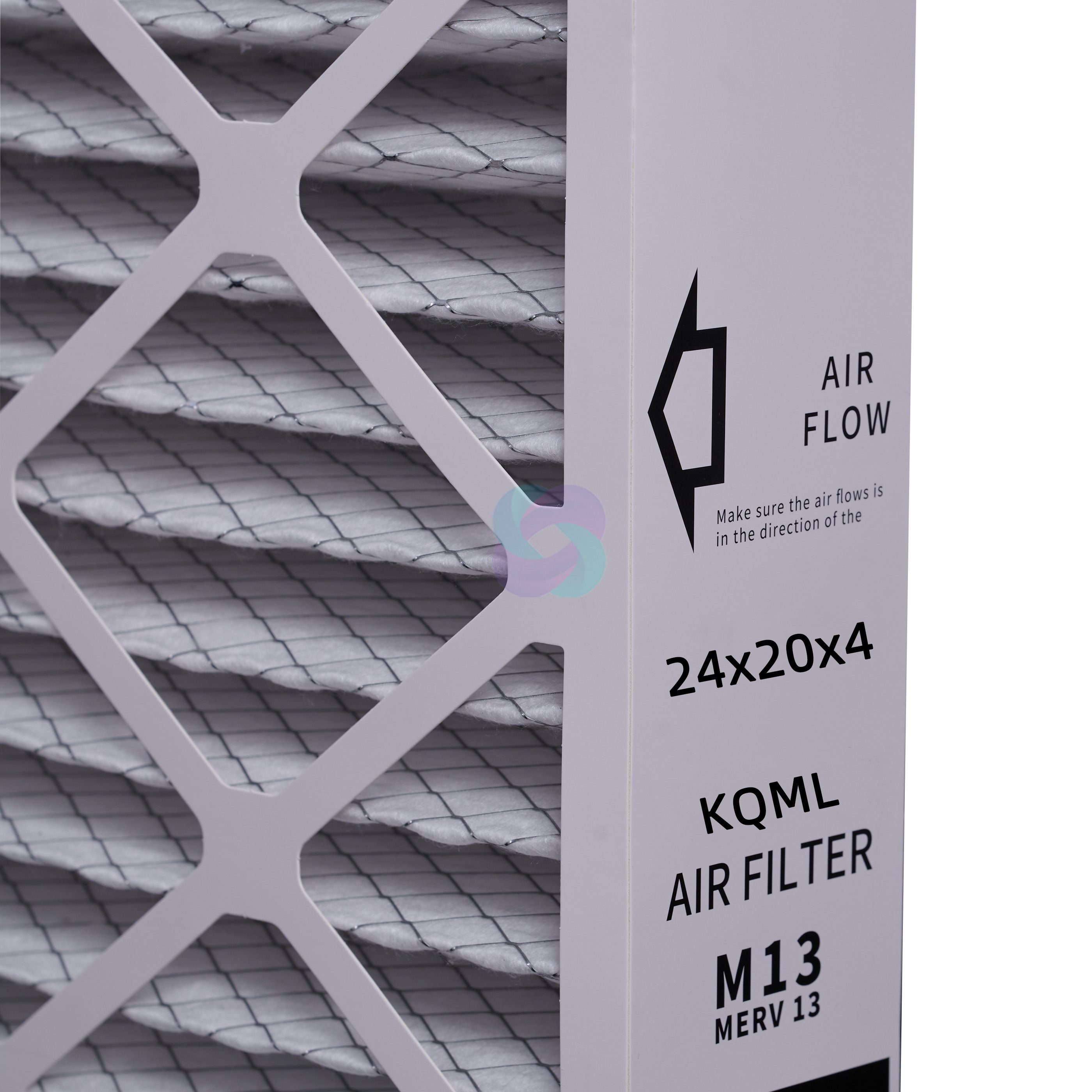 AC Furnace HVAC Pleated Filters Merv 8 11 13 16 Air Filter 24x20x4 Panel Construction High Efficiency Pleated Air Filter