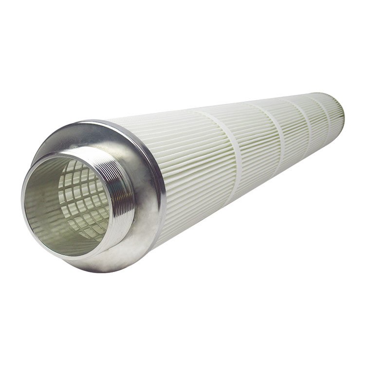 Topep Customized Polyester Cloth Air Filter Cartridge 66*110*930 air Filtration Filter element with SS304 End Cover Skeleton