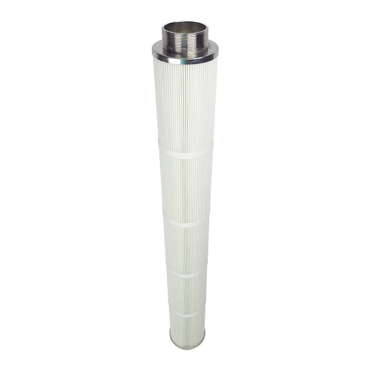 Topep Customized Polyester Cloth Air Filter Cartridge 66*110*930 air Filtration Filter element with SS304 End Cover Skeleton
