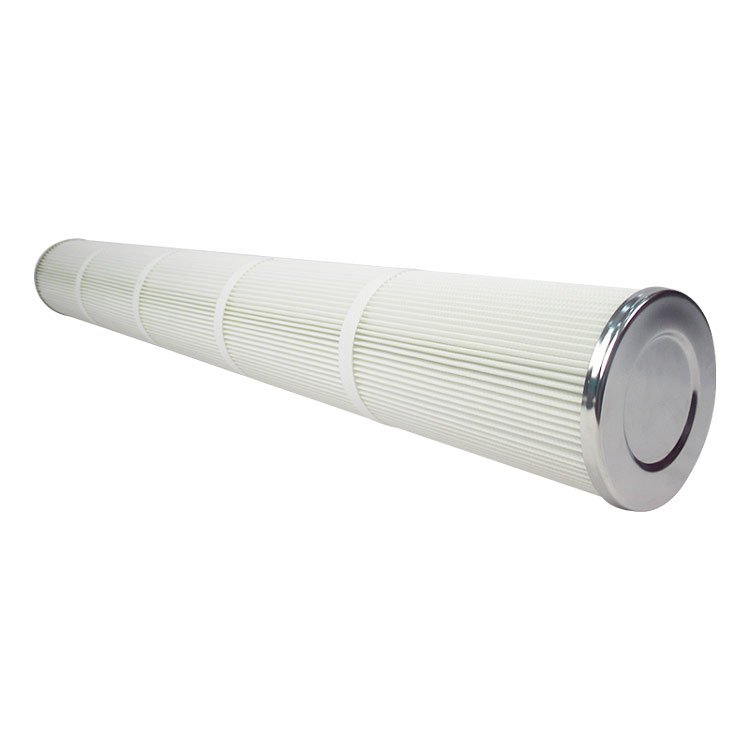 Topep Customized Polyester Cloth Air Filter Cartridge 66*110*930 air Filtration Filter element with SS304 End Cover Skeleton