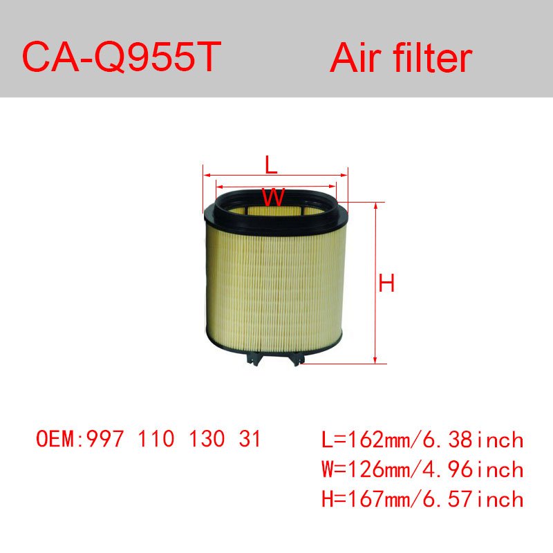 CA-Q955T Wholesale 99711013031 99711013030 Engine C1869 Air Filter for PORSCHE 911 PANAMERA