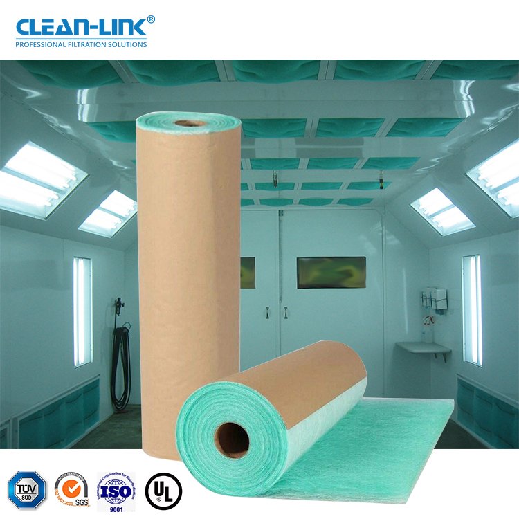 Turkey Strainer G4 Fiberglass Media Floor Filter Paint Stop Filter for Spray Booth