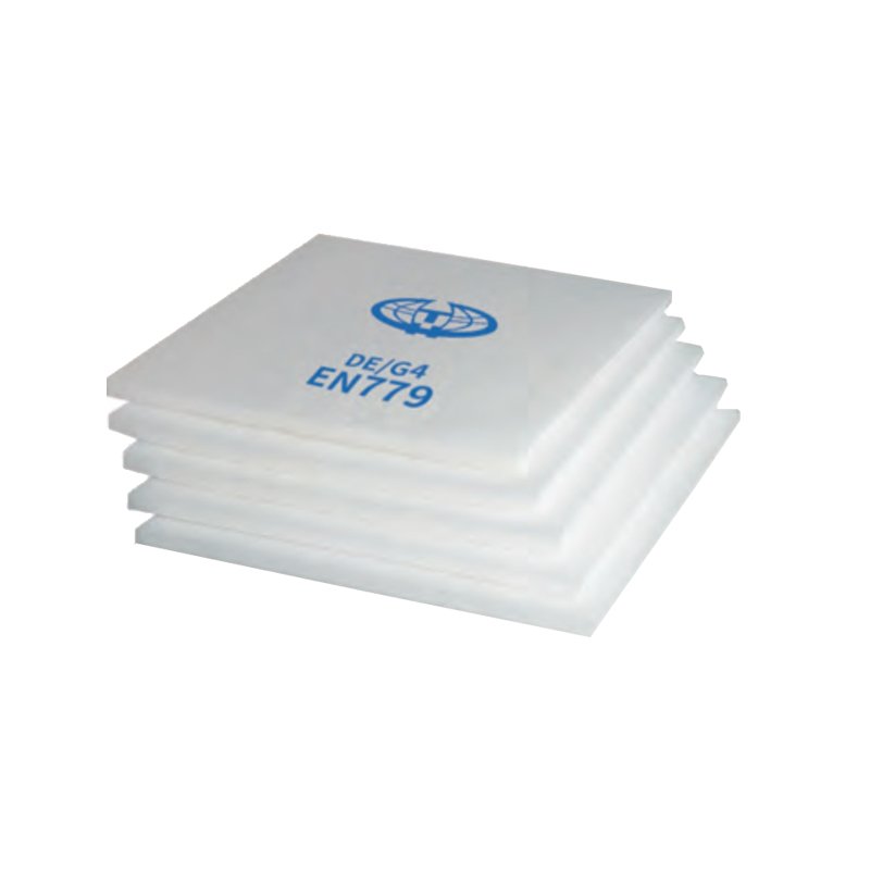 Wholesale Pre Air Filter Raw Material Media Roll G2 G3 G4 Eu2 Eu3 EU4 Polyester Synthetic Fiber Cotton Ceiling Filter