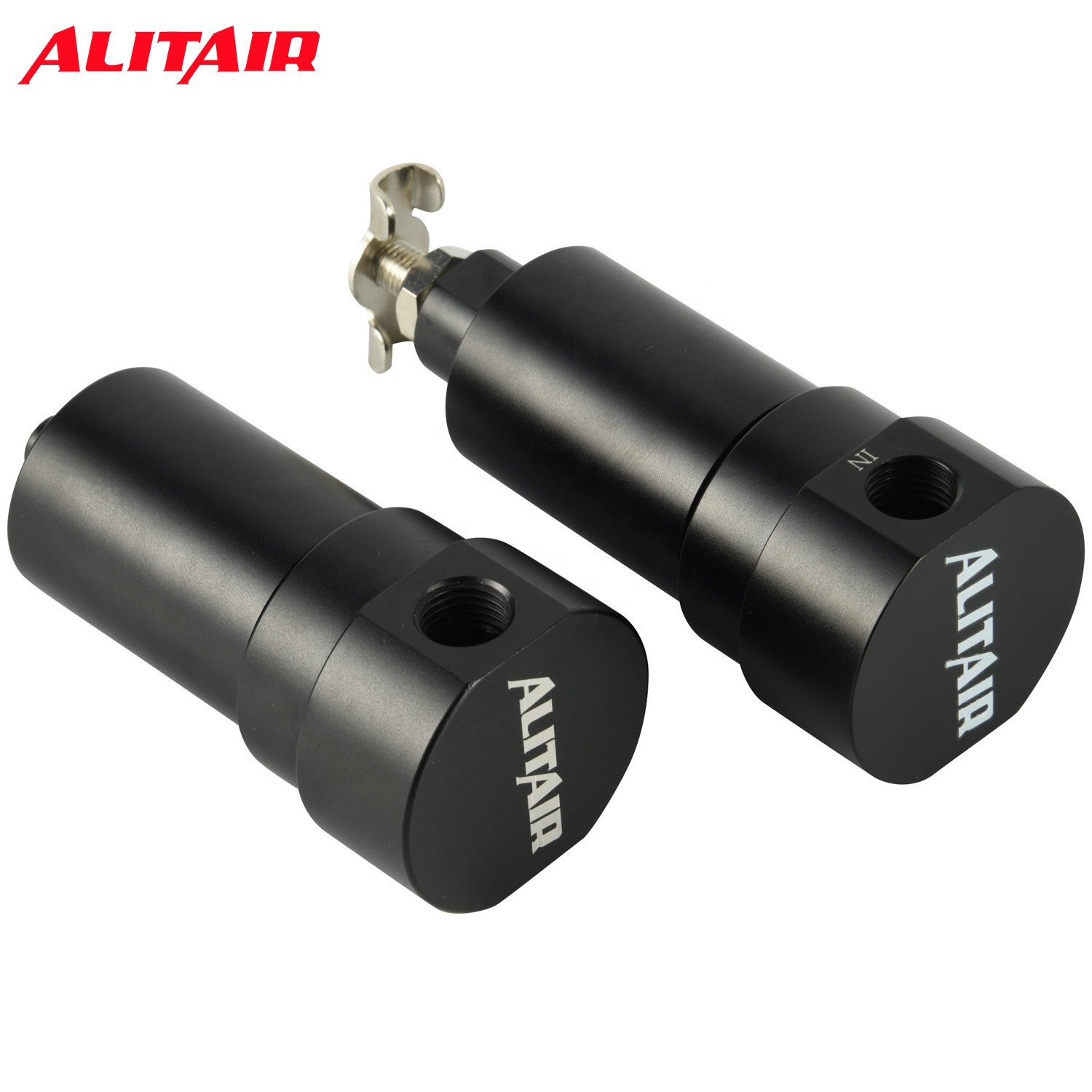 ALITAIR PNEUMATIC 3/8" WATER TRAP AIR FILTER BLACK WITH DRAIN COCK for Performance Custom Car