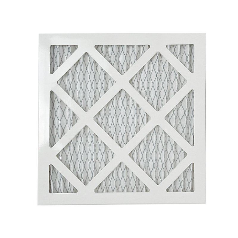 12*12*1 G4 Pleated Synthetic Fiber Filter Hvac Cardboard Frame MERV 8 Air Filter