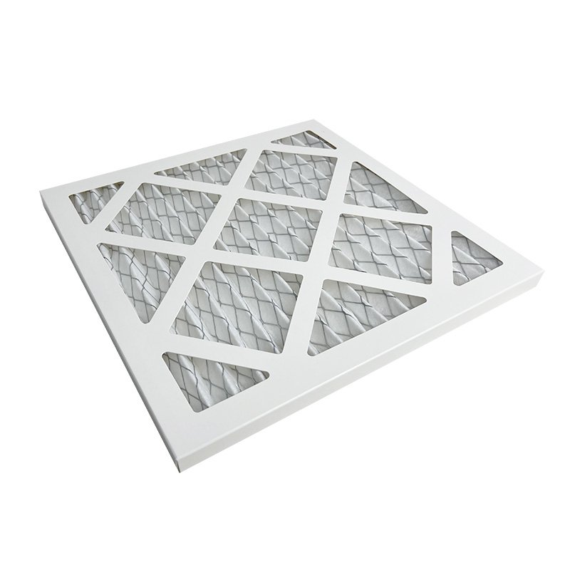 12*12*1 G4 Pleated Synthetic Fiber Filter Hvac Cardboard Frame MERV 8 Air Filter