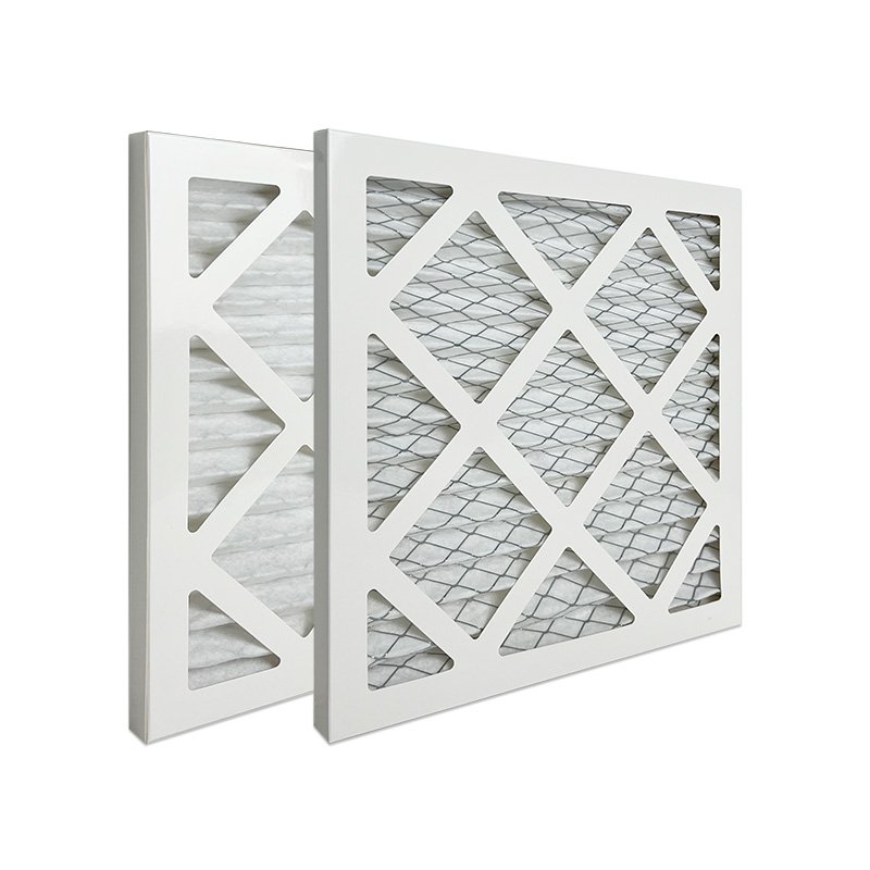 12*12*1 G4 Pleated Synthetic Fiber Filter Hvac Cardboard Frame MERV 8 Air Filter
