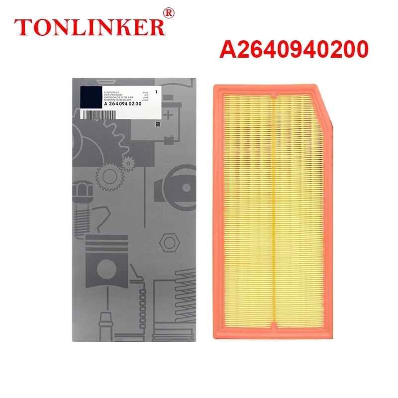 TONLINKER Replace OEM A2640940200 Air Filter for Mercedes Benz C Class W206 S206 C180 Sport C200 4MATIC 2021 2022 1.5L M264 1Pcs