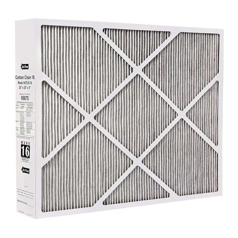MERV 16 Hepa and Carbon air Filter Factory Wholesale Compatible With Lennox X6675 air Purifier Filter