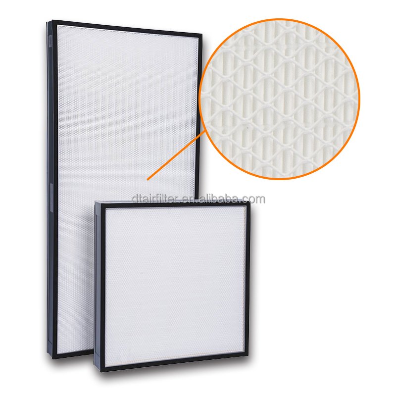 Factory Supply China Factory Price Hvac Hepa air Purifier High Efficiency Fiber Glass H13 Hepa Filter for Laboratory Mushroom