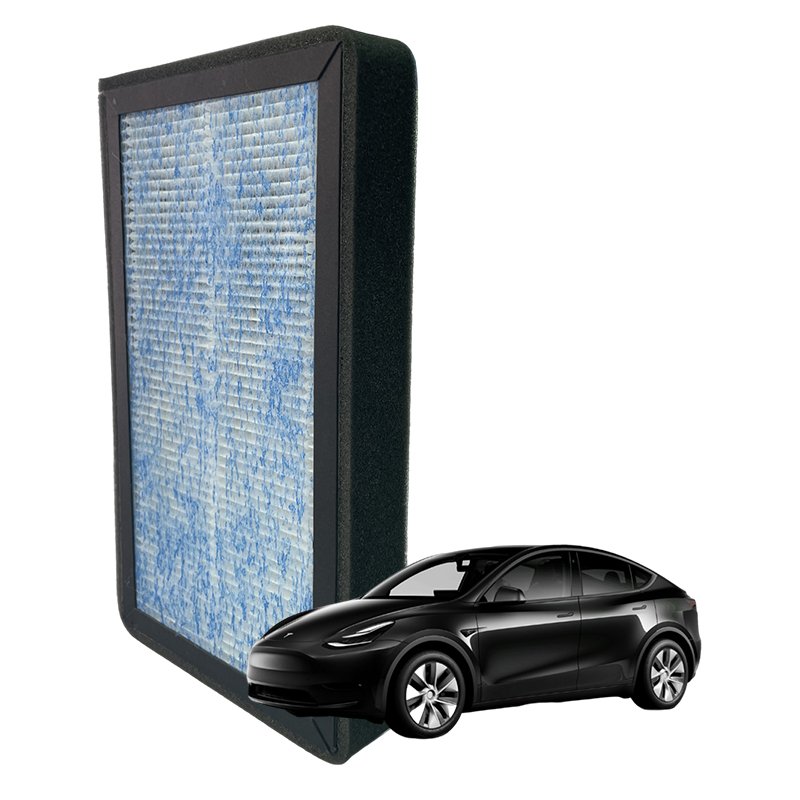 China Manufacturer Cabin Air Filter Replacement for Tesla Model 3/Y with Activated Carbon, HEPA Air Intake Filter Accessories