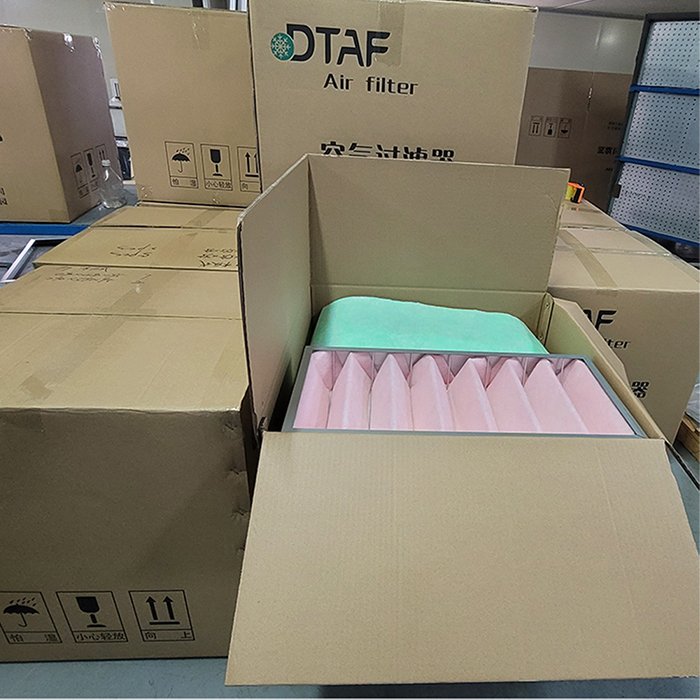 Qualified Manufacturers Air System School Grade Medium Efficiency Bag Filter Panel F7 Air Filter for Air Conditioner