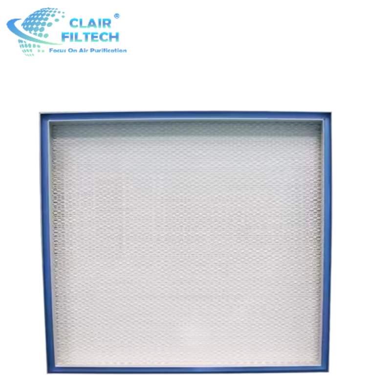 Customized Clean Room Heap Filter Class 10000 Hepa Filters H14 Gel Seal Air Filter