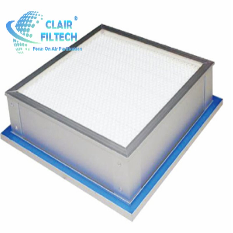 Customized Clean Room Heap Filter Class 10000 Hepa Filters H14 Gel Seal Air Filter