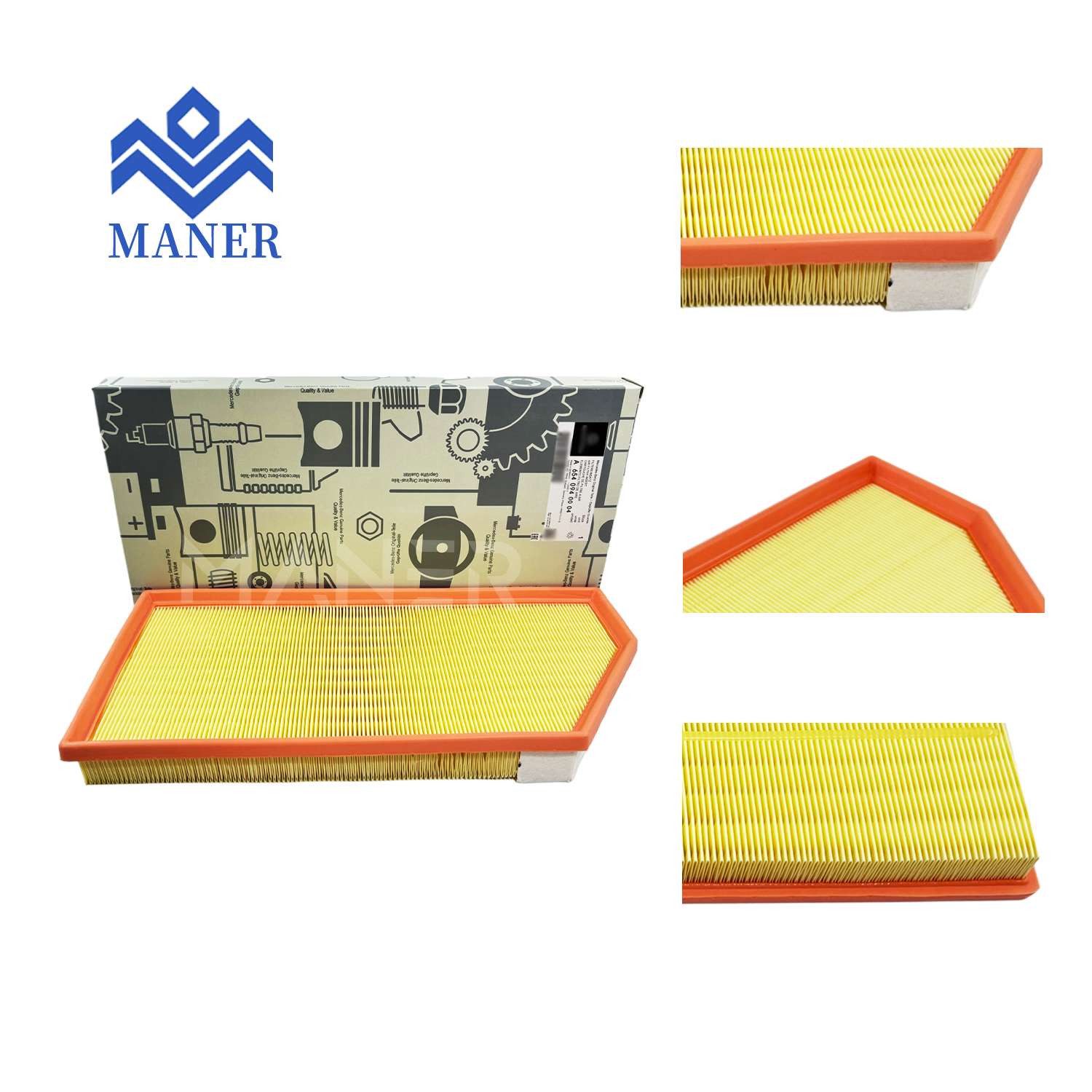 MANER Auto Engine Systems A6540940004 Wholesale China Factory Air Filter for Mercedes-Benz