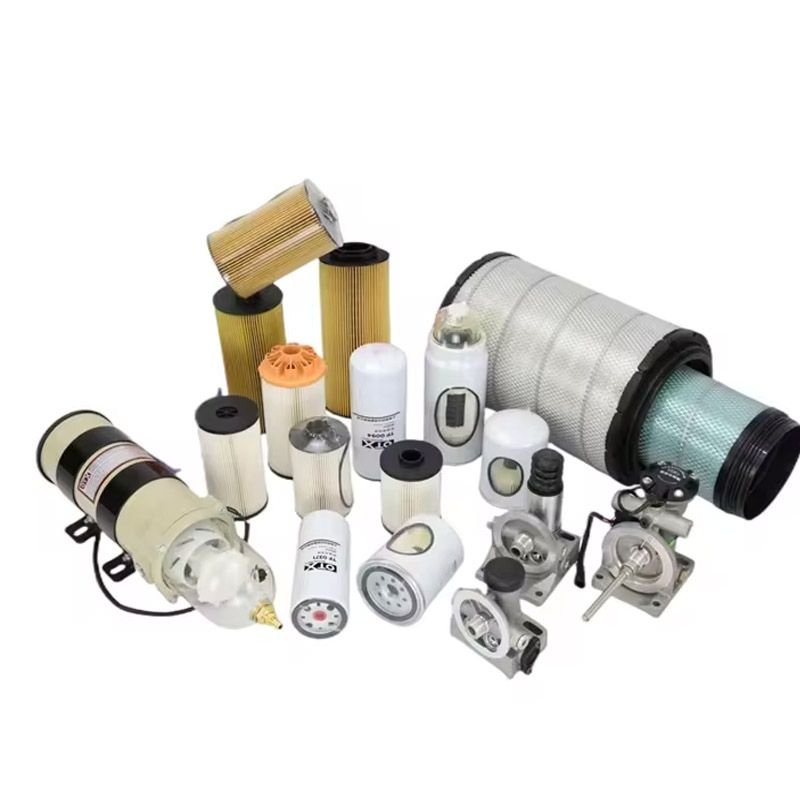Construction Machinery Parts All Types of Diesel Engine Filter Element Suitable for Wheel Loader Excavator Crane Road Roller