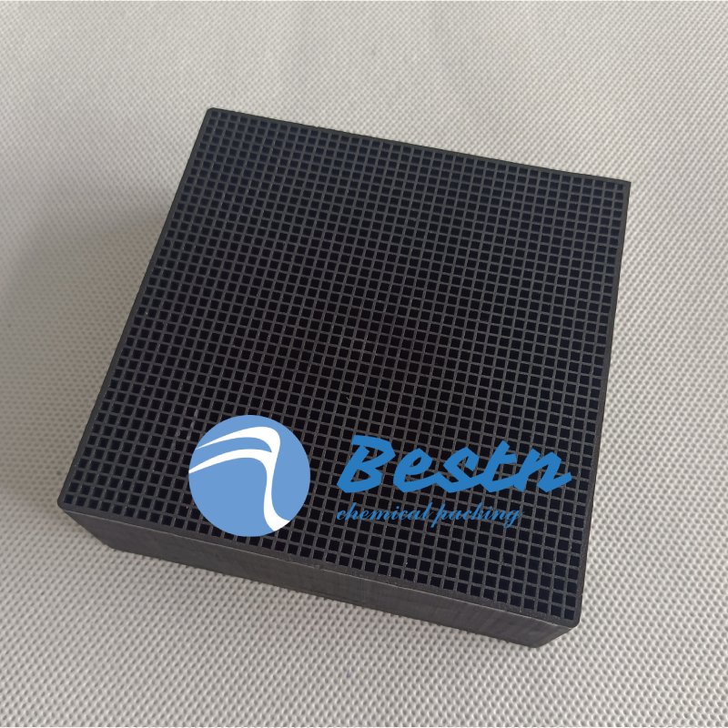 100x100x100mm Customize Waterproof Honeycomb Activated Carbon Cube for Industrial Waste Gas Treatment and Air Filter