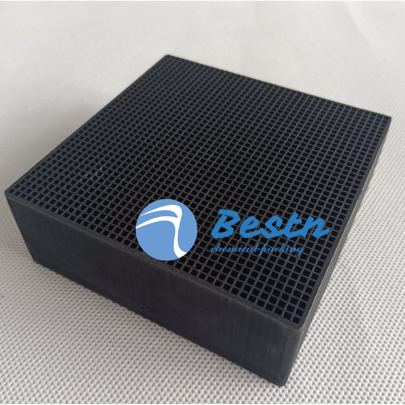 100x100x100mm Customize Waterproof Honeycomb Activated Carbon Cube for Industrial Waste Gas Treatment and Air Filter