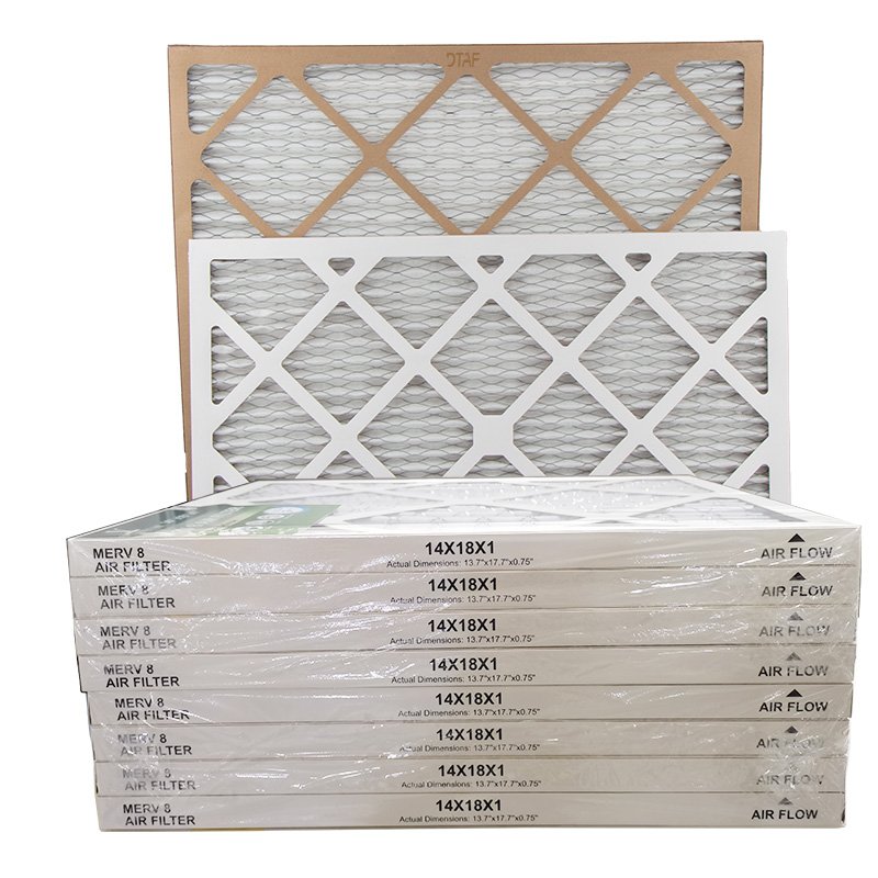 Air Filter with Paper Cardboard Galvanized Sheet Pleated Panel Mesh Cardboard air Filters