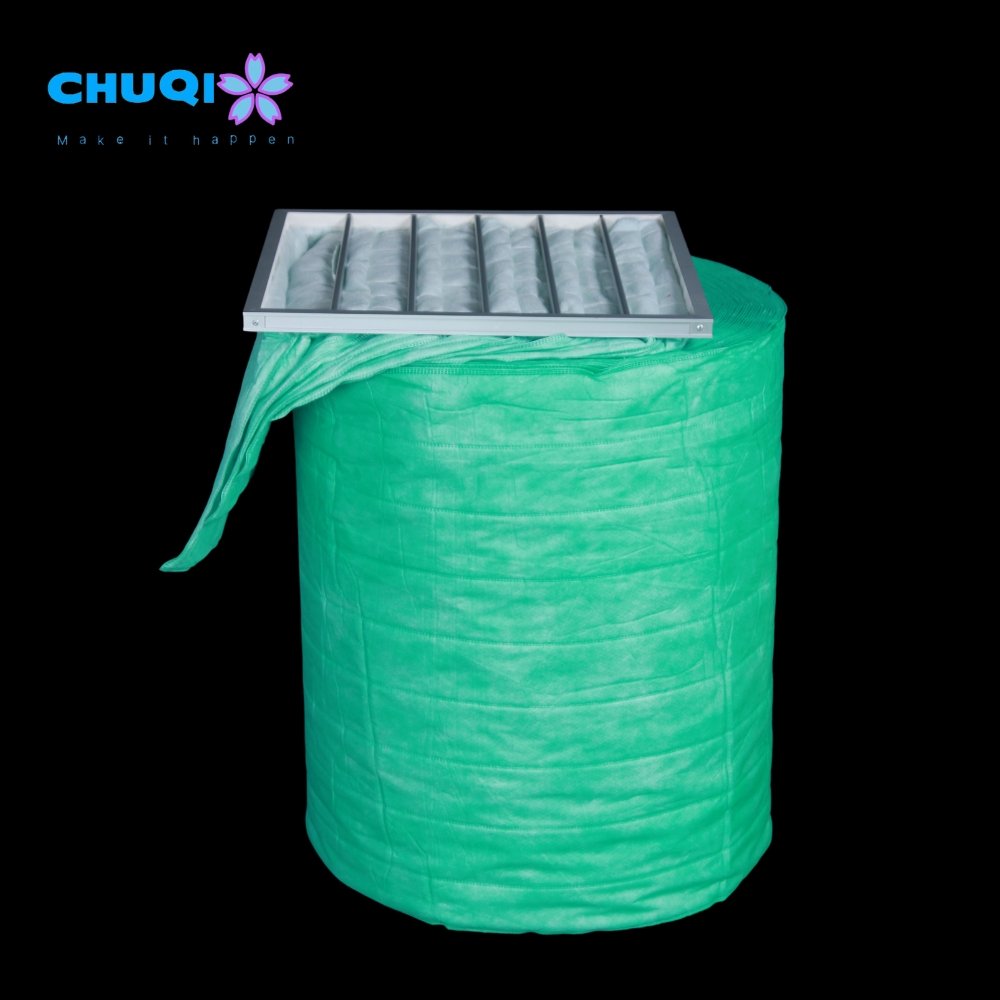 Customized F5 F6 F7 F8 F9 Different Color Air Pocket Filter Media Eco Friendly Medium Efficiency Pocket Air Filter Media Roll