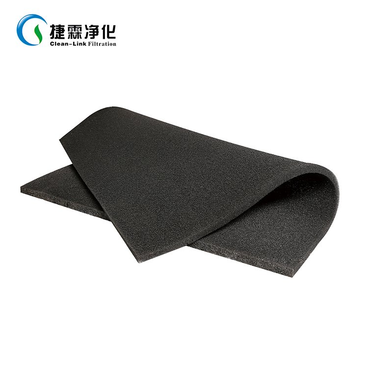 Free Sample Factory Carbon Sponge Filter Mesh Foam Activated Carbon Air Filter