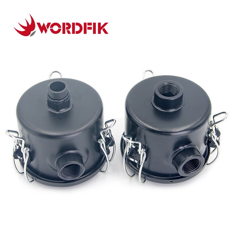 1/2 Inch 3/4 Inch Vacuum Inlet Filter Housing F002 F002-1 Wordfik Vacuum Fittings Air Filter Assembly Inner External Thread