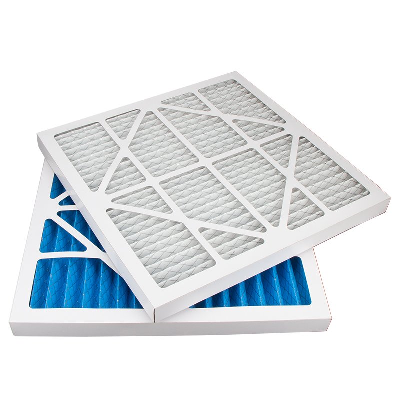 Powerful Factory MERV 8 11 Filtration Equipment Pleated Paper Frame Cardboard Synthetic Fiber Air Purifier Filter for HVAC