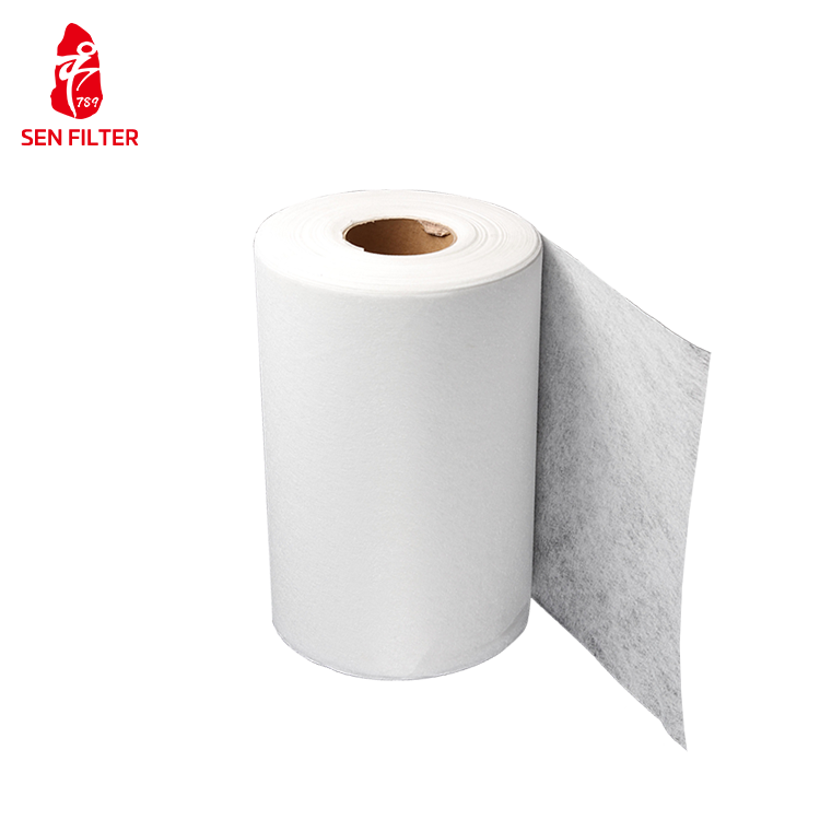 Factory Production Paper Frame Primary Efficiency Filter Fan Cabinet HVAC Filter Media Roll