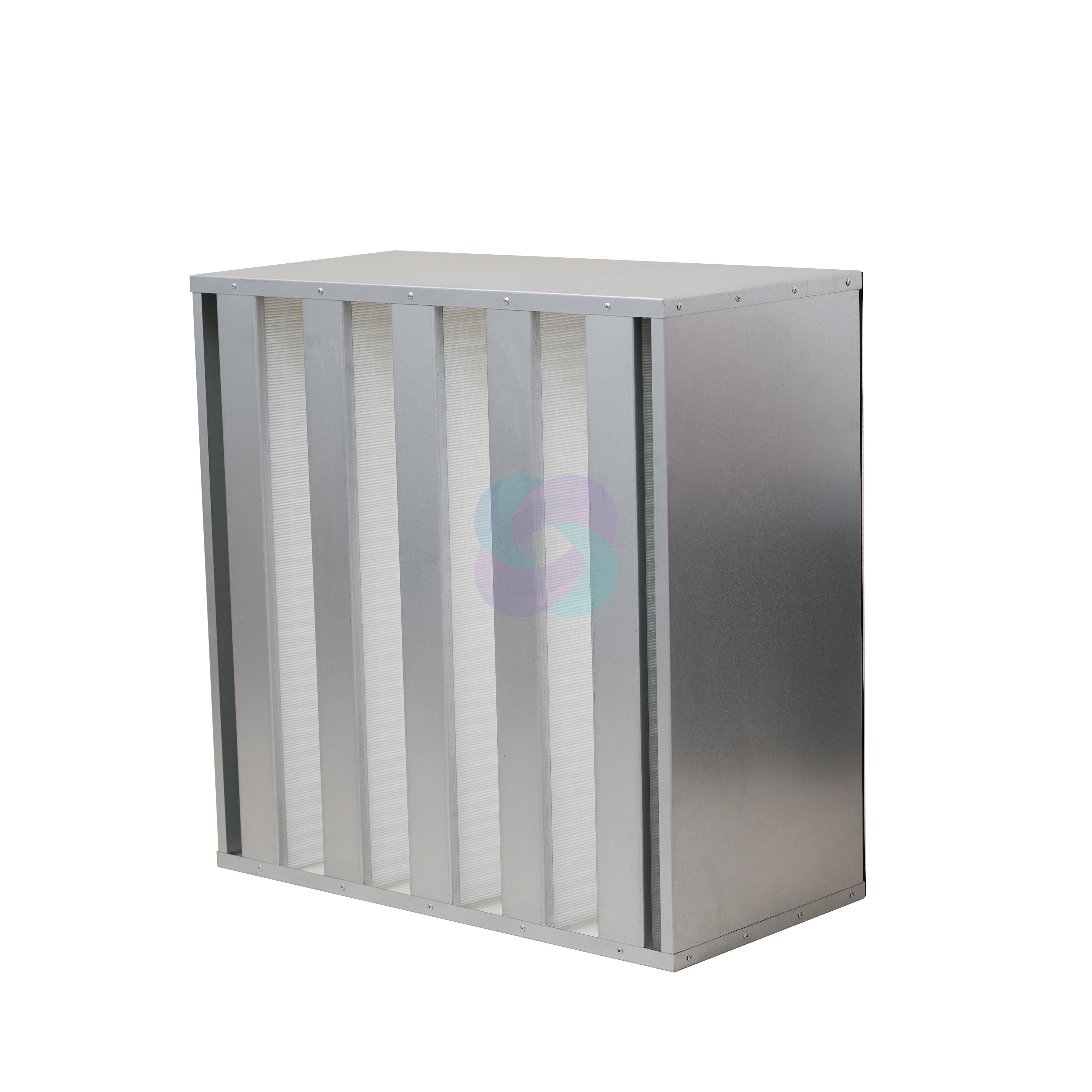 AHU Equipment air Filter H13 HEPA V-Bank Filter Made of Fiberglass for a Wider Range of Applications