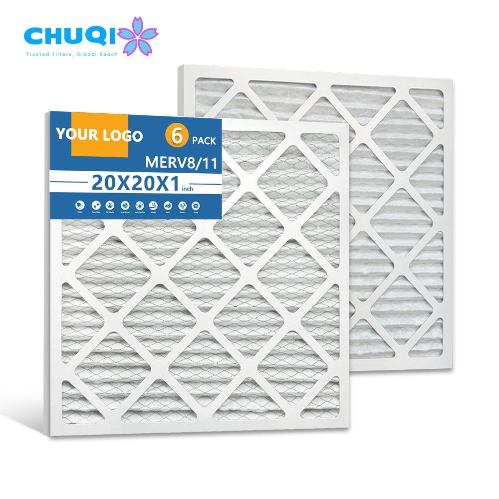 Factory Professional Manufacture Customized Cardboard Frame Furnace Filter 16x25X1 Merv 16MERV 15 AC Furnace air Filter