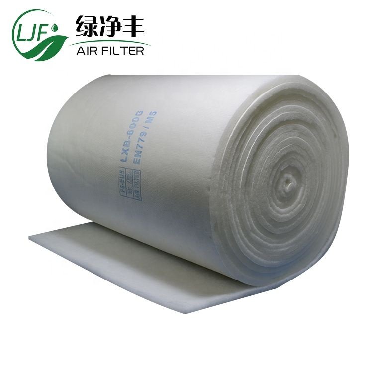 600G Synthetic Fiber air Filter Media Ceiling Filter Cotton for Auto Paint Spray Booth Industrial