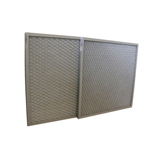 Customized Primary Furnace Hvac Aluminium Cardboard Filter Merv 13 Frame Panel Pleated Air Filter