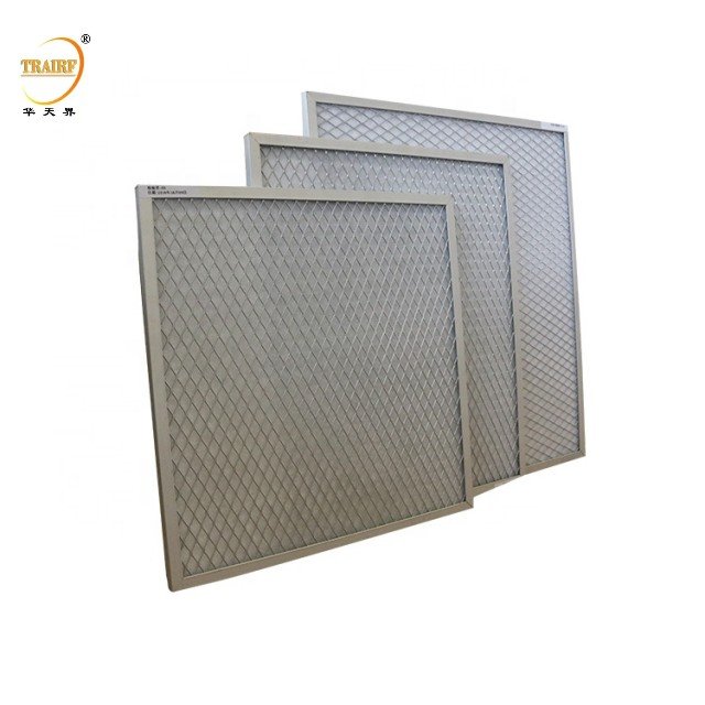 Customized Primary Furnace Hvac Aluminium Cardboard Filter Merv 13 Frame Panel Pleated Air Filter