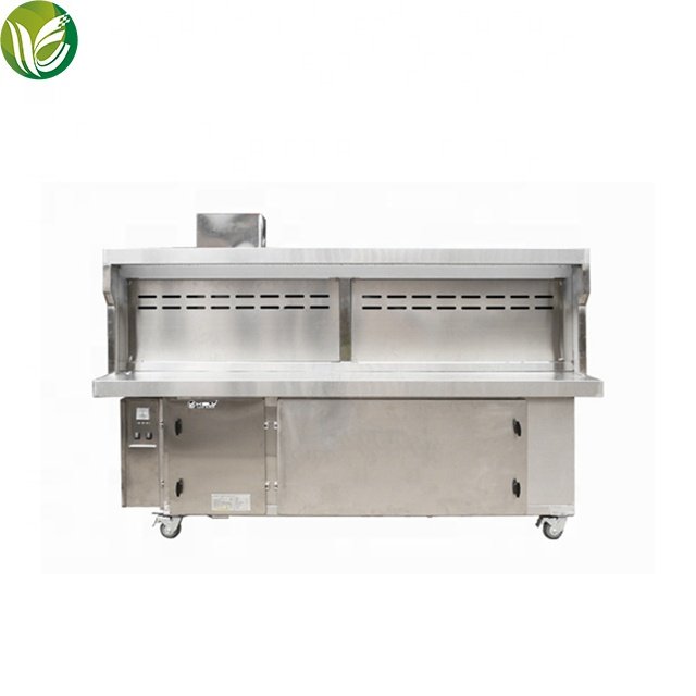 1.5M Length Multi Function BBQ Grill With Smoke Purifier User Barbecue Steaks Frying Fume Filter Electrostatic Air Cleaner