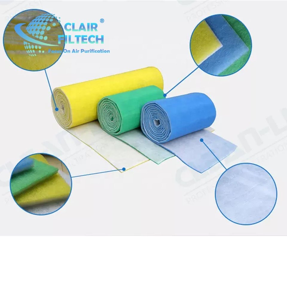Customized Hot General-purpose Hot G2 G3 G4 Air Inlet Filter Roll Air Pre Filter With Glue