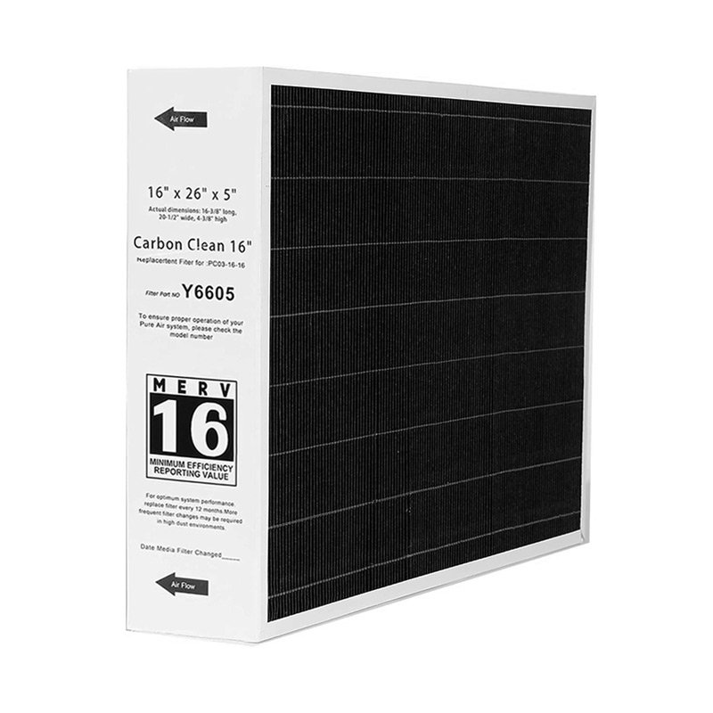 Activated Carbon air Filter Customized for Lennox Y6605 Compatible with PureAir PCO3-16-16 air Purifier Hepa Filter