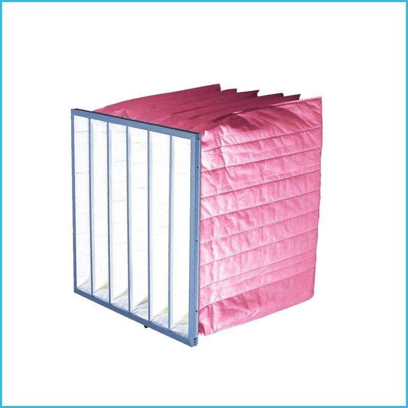 Professional Custom Air Filter Pocket Filters Type Central Air Conditioner Non-Woven F7 Filter