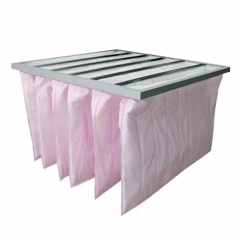 Professional Custom Air Filter Pocket Filters Type Central Air Conditioner Non-Woven F7 Filter