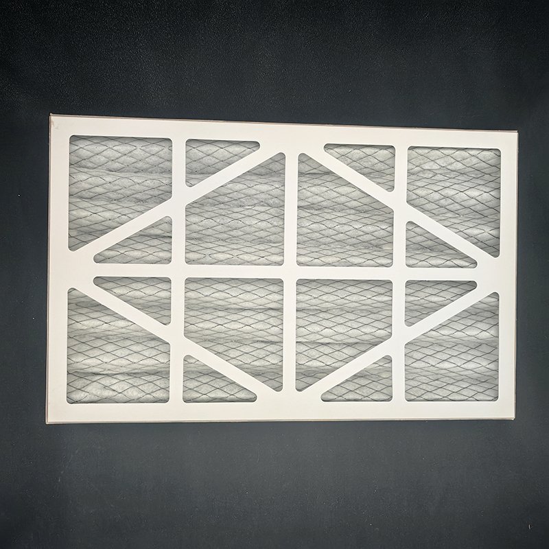 Pleated Pre-filter Primary Filter Polyester Fiber Cardboard Frame Ac Furnace air Filter