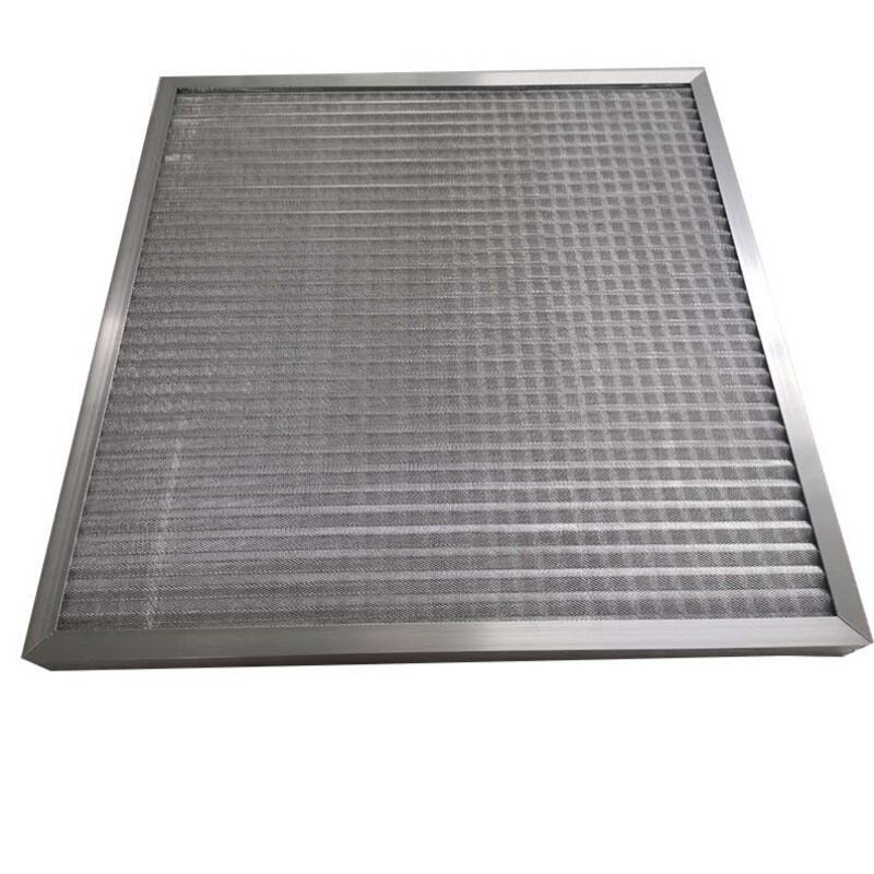Stainless Steel Oil Fume and Mist Filter Plate Aluminum Corrugated Washable Air Filter