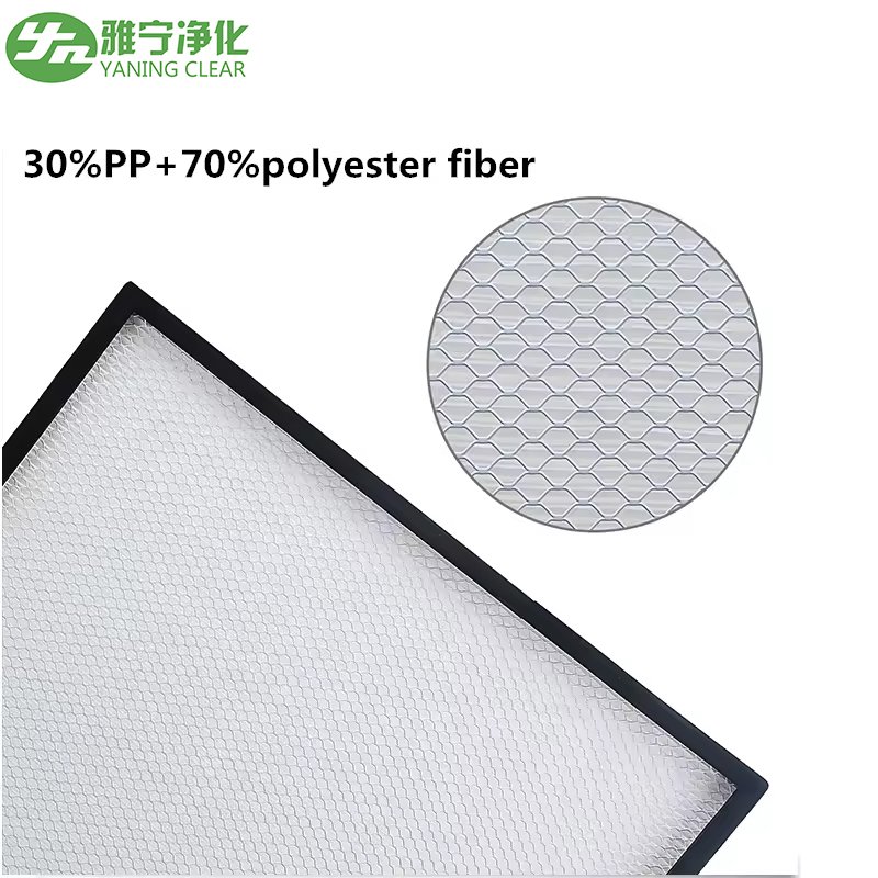 YANING Factory Direct Wholesale Price H13 H14 Aluminum Frame Fiberglass Mini Pleat Hepa Filter for Lab