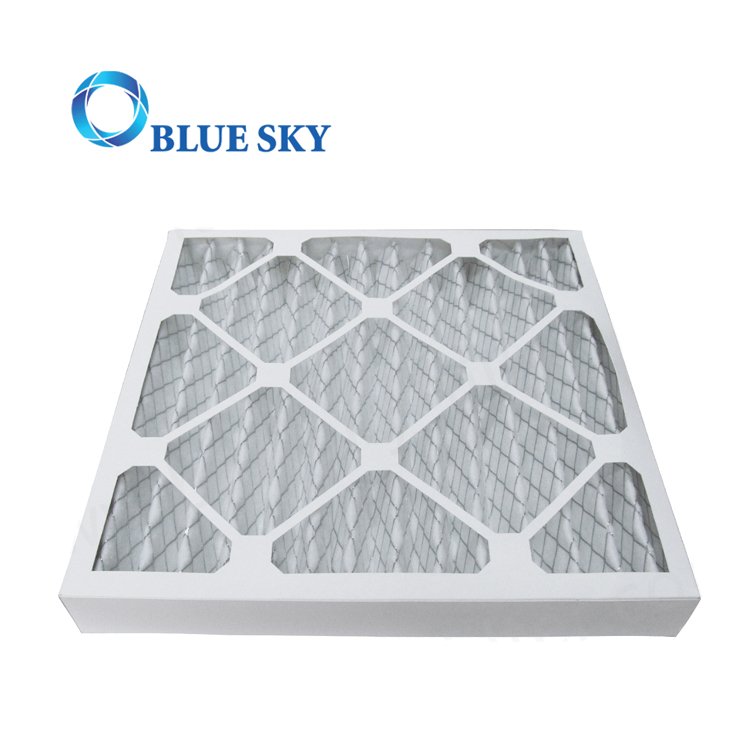 Customized 14.4x14.4x1.8Inch 16x25x1 MERV 6 8 13 Cardboard Frame Pleated AC Furnace HVAC Air Filter