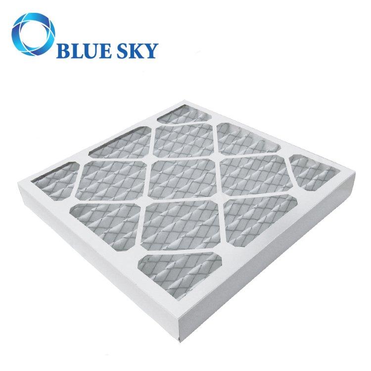 Customized 14.4x14.4x1.8Inch 16x25x1 MERV 6 8 13 Cardboard Frame Pleated AC Furnace HVAC Air Filter