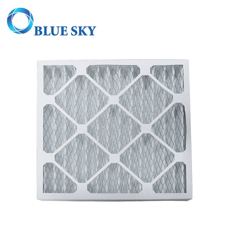 Customized 14.4x14.4x1.8Inch 16x25x1 MERV 6 8 13 Cardboard Frame Pleated AC Furnace HVAC Air Filter