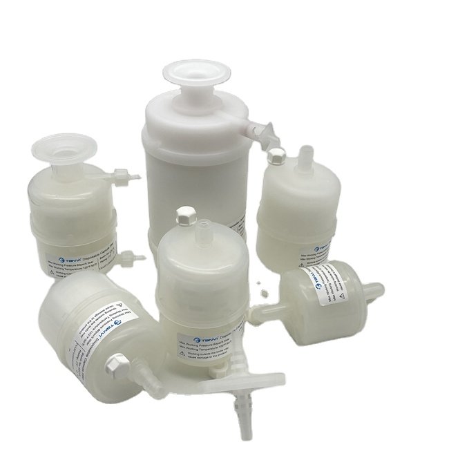 Hot Sale Tri Clamp Capsule Filter PTFE 0.22 Um air Filter Capsule 1000cm2