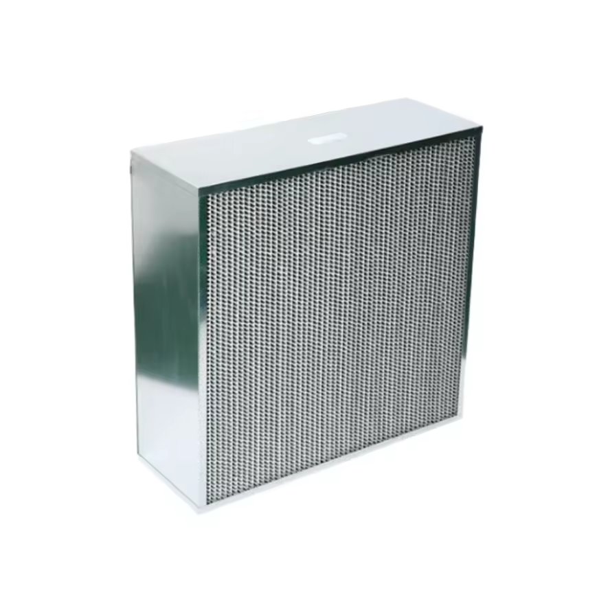 Customized Hepa Air Filter Industrial H13 Air Filter Fiber Glass High Efficiency Double Flange Filter Material