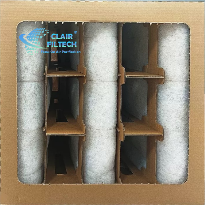New Design Cardboard Filter Paint Mist Carton Filter Box Filter Dry for Industrial Spray Booths
