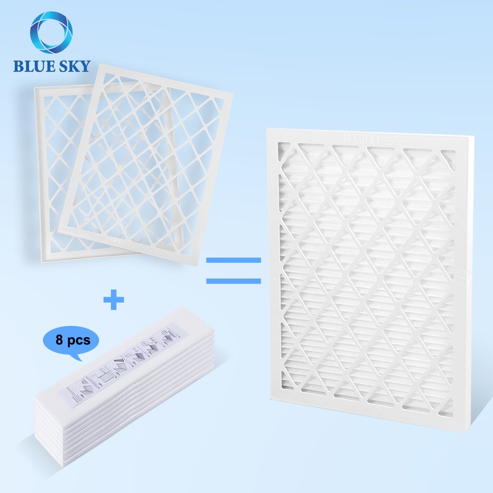 12x12x1 20x20x1 20x30x1 Reusable ABS Plastic Frame MERV 8 11 13 Deep Pleated Air Conditioning HVAC Furnace Air Filters